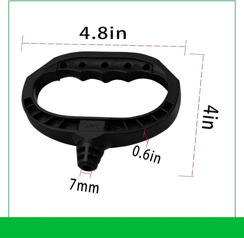 Ceukius 3 Pack Gasoline Engine Starter Handle Grip, Recoil Starter Pull Handle, Pull Starter Handle for Snowblower Lawn Mower Generator Trimmer Chainsaw - Image 2